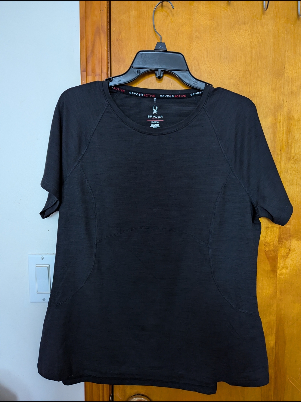 [Women's] Spyder Black Performance Crew Neck Tee